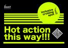 Hot action this way!!! IWWIT Aufkleber 2026