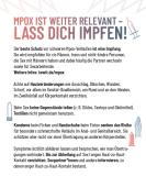 mpox ist weiter relevant - lass dich impfen!